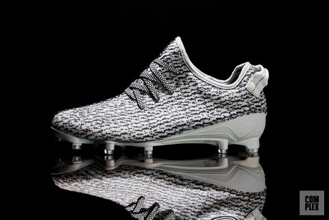 Gray Yeezy Cleats